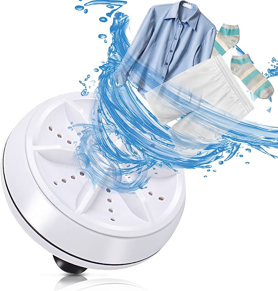 Powerful Ultrasonic Mini Portable Washing Machine